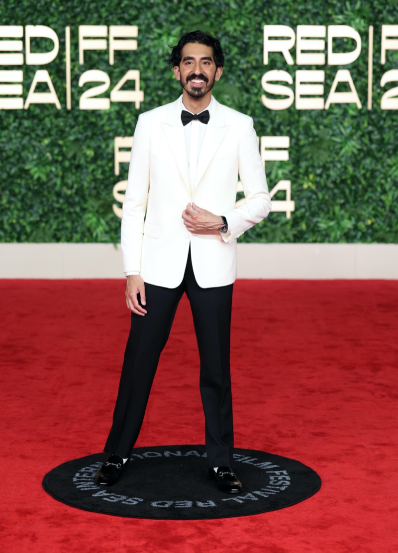 Dev Patel wears Gucci.