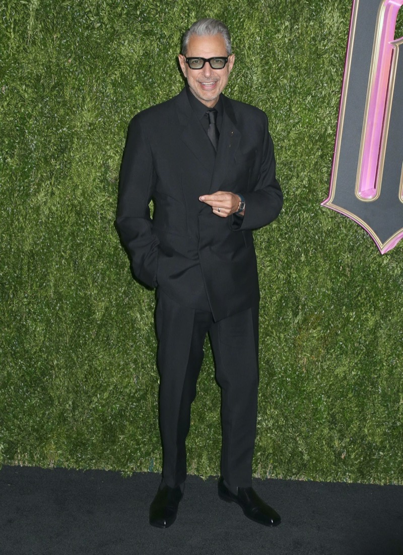 Jeff Goldblum Wicked Screening Prada Suit