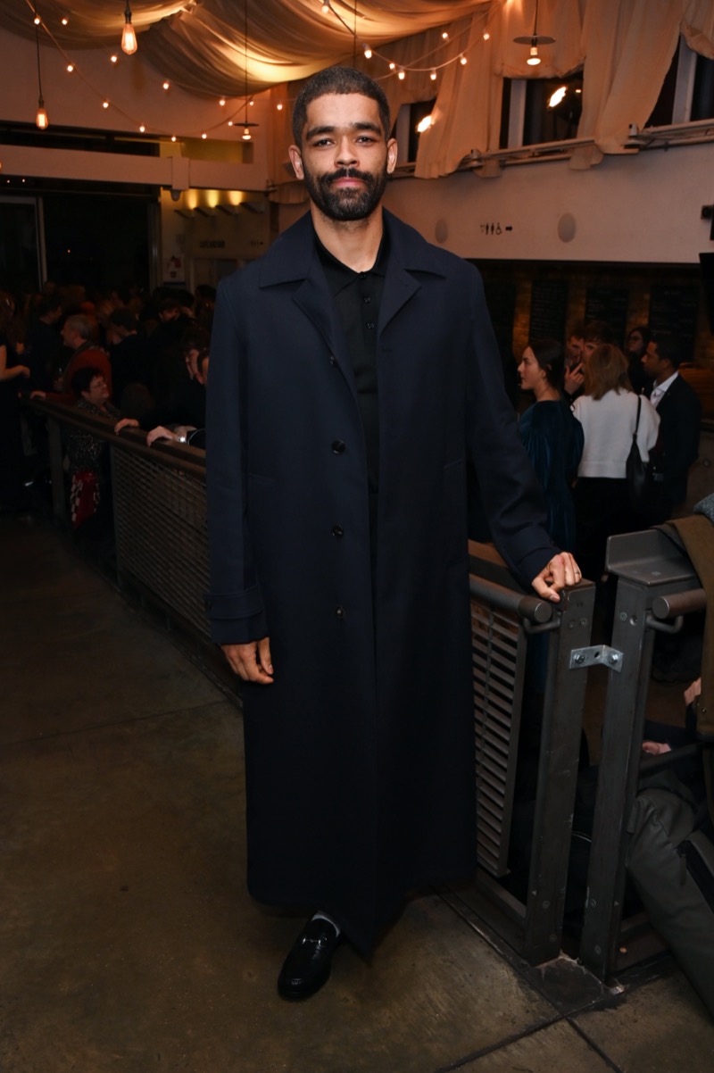 Kingsley Ben-Adir wears Gucci at the press night after party for “Cat on a Hot Tin Roof.” 