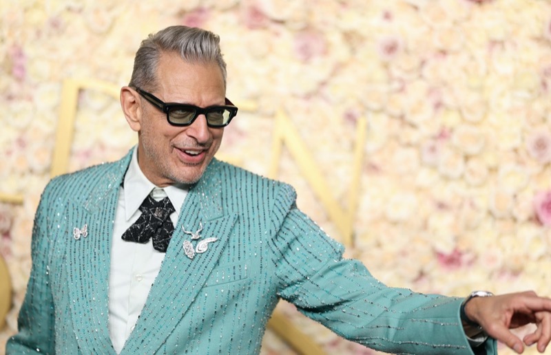 Jeff Goldblum 2025 Golden Globes Brooches